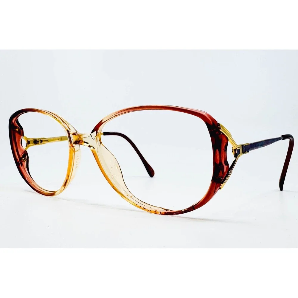 Gloria Vanderbilt Eyeglass Frames Womens Red Ombre Zyloware 746 54-16-140